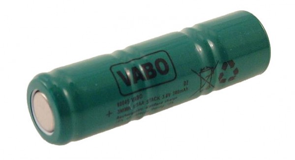 NiMH 3 x 1/3AA stack 3.6V(soldertags on request)