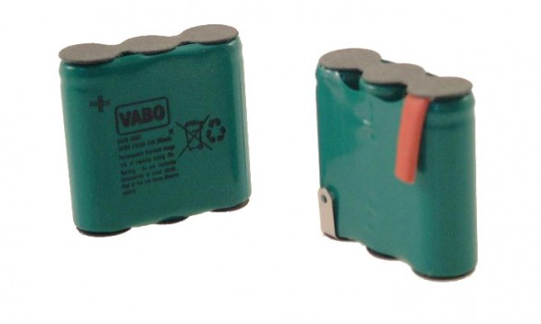 NiMH 3 ZAZ 2/3AAA 3.6V 300mAh soldeerpinnen