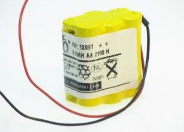NiMH 6 x AA 2100 HT TYPE H 7.2V Wired