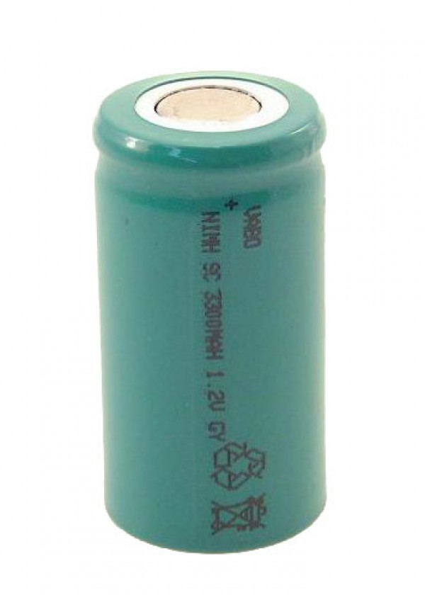 NiMH SC High Drain 1.2V 3200mAh Montage 23x42mm