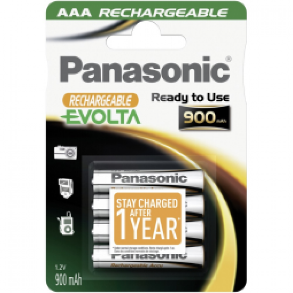Panasonic Evolta AAA 900 Bl4 Rechargeable