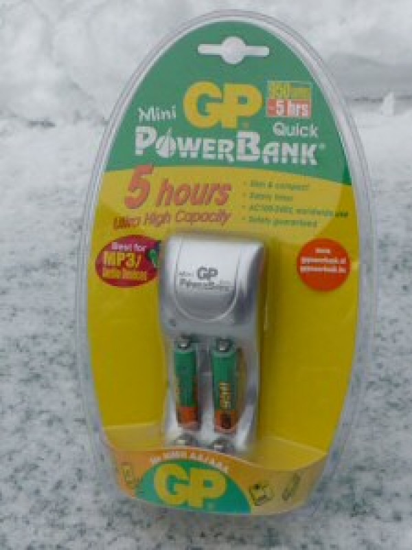 PB Mini Quick + AAA incl. 2xAAA 950mAh NiMh