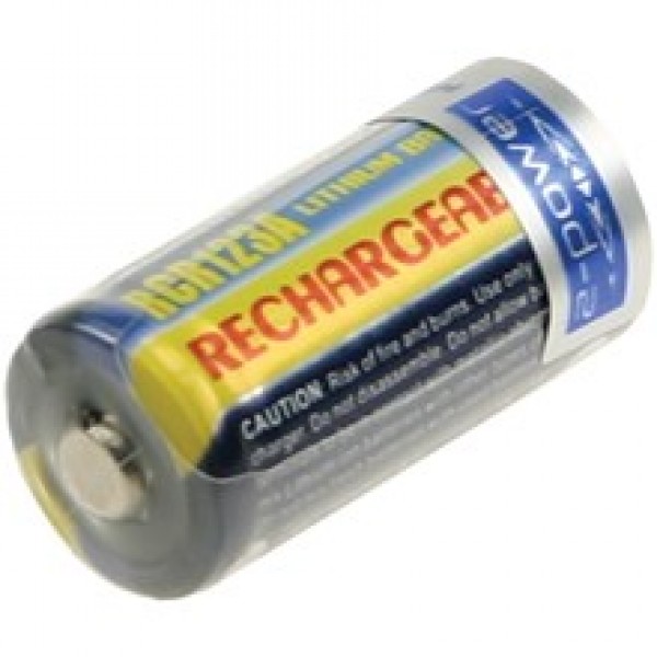 RCR123A rechargeable 3V 500mAh Li-ion