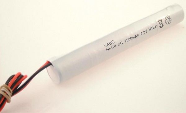 VABO 4SC HT Stack NiCad 4.8V 1800mAh