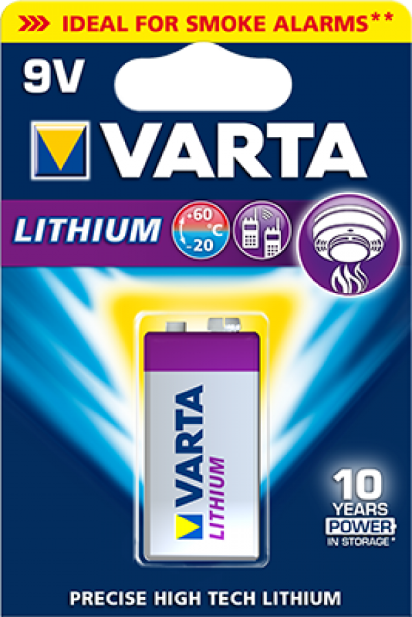Varta 6122301404 Lithium 9V BL1