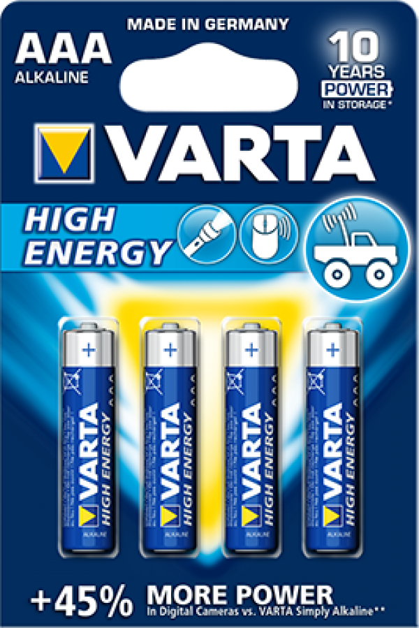 Varta High Energy 4903 AAA 1.5V  BL4