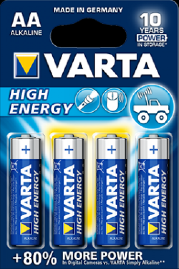 Varta High Energy 4906 AA 1.5V BL4