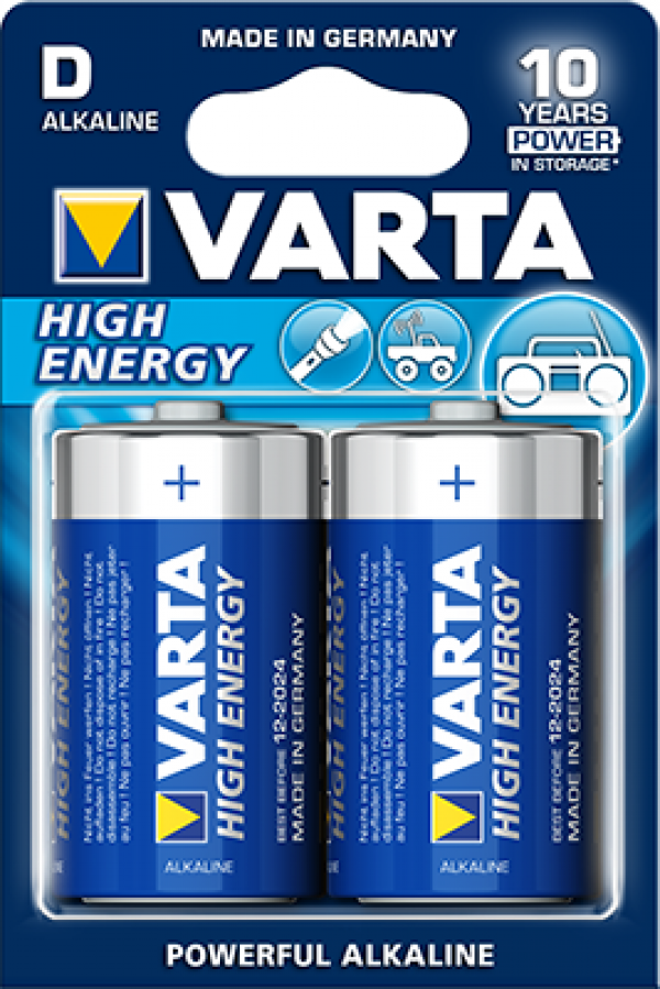 Varta High Energy 4920 D 1.5V  BL2