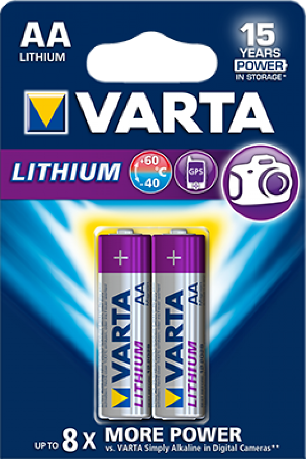 Varta Lithium AA 1.5V BL2