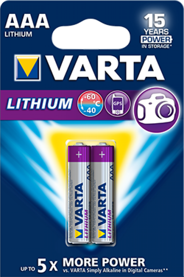 Varta Lithium AAA 1.5V BL2